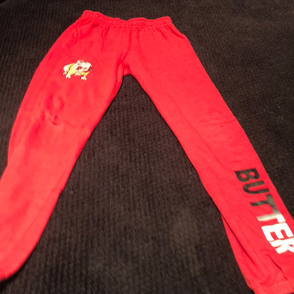 BUTTER Red sweatpants - Picture 3 of 8
